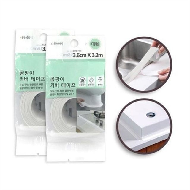 욕실 방수 테이프 싱크대 방수 테이프 실리콘 곰팡이 화장실 창틀 주방 코너 제거 물때 리폼 바닥 벽면