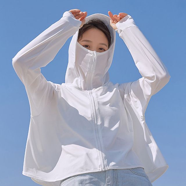 초경량 UV 자외선 차단 쿨링 후드티 망토 선케어 의류
