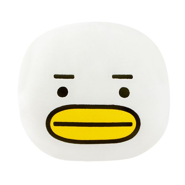 B패밀리 얼굴 쿠션 흰 오리 낮잠 책상 사무실용