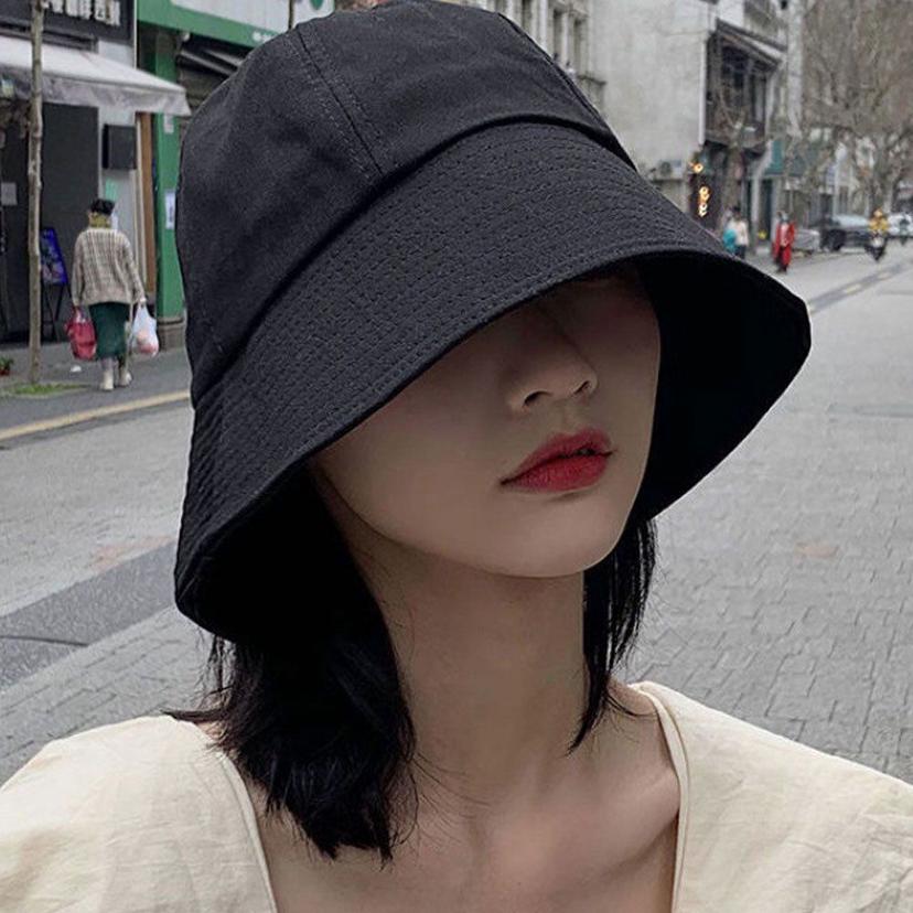 남녀공용 여름 패션 무지 버킷햇 - 벙거지 썬캡 모자