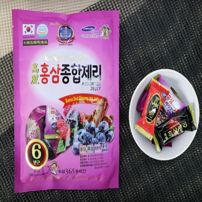 홍삼 종합 젤리 150g 5봉 - 건강한 영양 간식