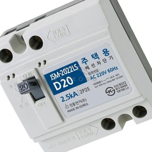배선차단기주택용 배선용차단기 배선차단기 주택용 JSM 3222LS 32A 2 5kA JSM 3222LS 1EA