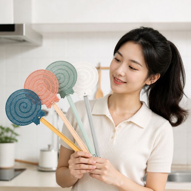 파리채 모기채 4색 컬러 캔디 해충 퇴치기 여름 가정용