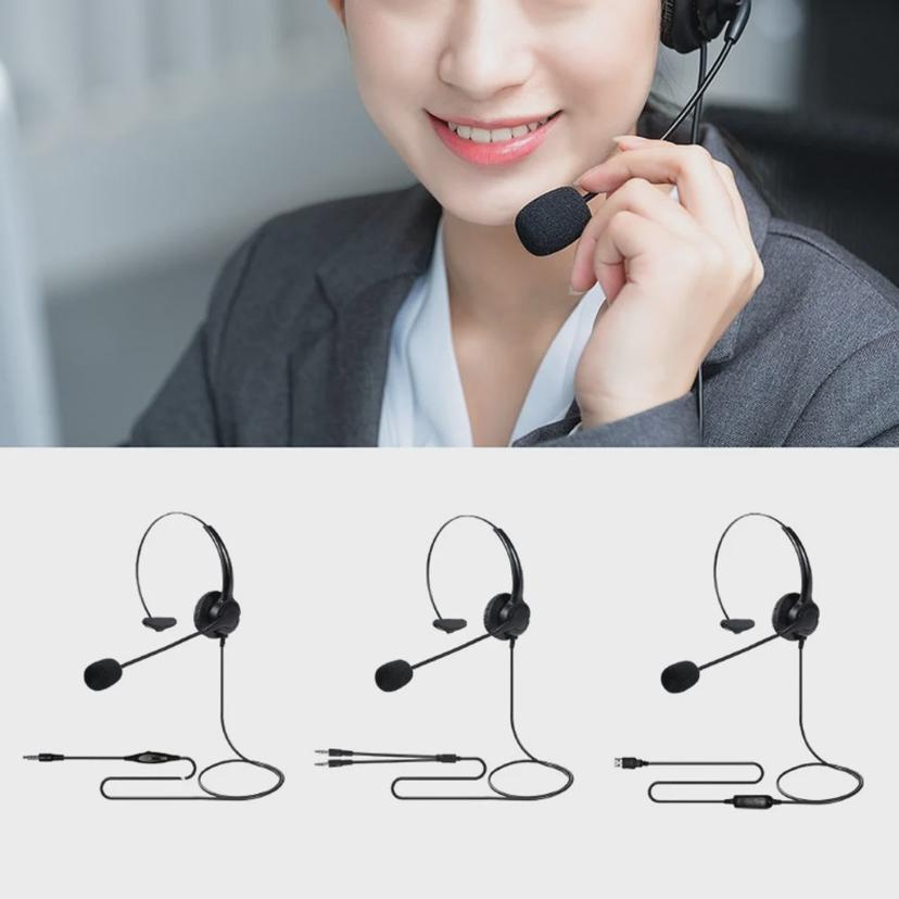 콜센터 마이크 헤드셋 강의 상담원용 유선 3.5mm