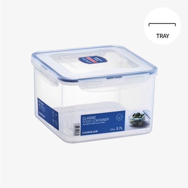 락앤락 클래식 밀폐용기 반찬통 정사각-3.7L HPL858D