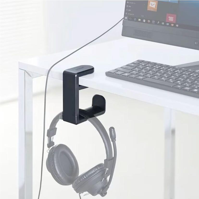 회전 헤드셋 걸이 - 책상용 헤드폰 거치대 홀더