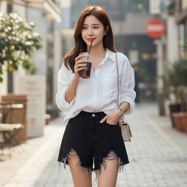 여자핫팬츠 여성반바지 여름 면 숏팬츠 여름핫팬츠