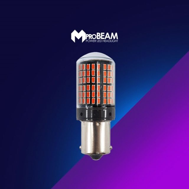 12V 차량용 엠프로빔 깜빡이 브레이크등 레드 LED