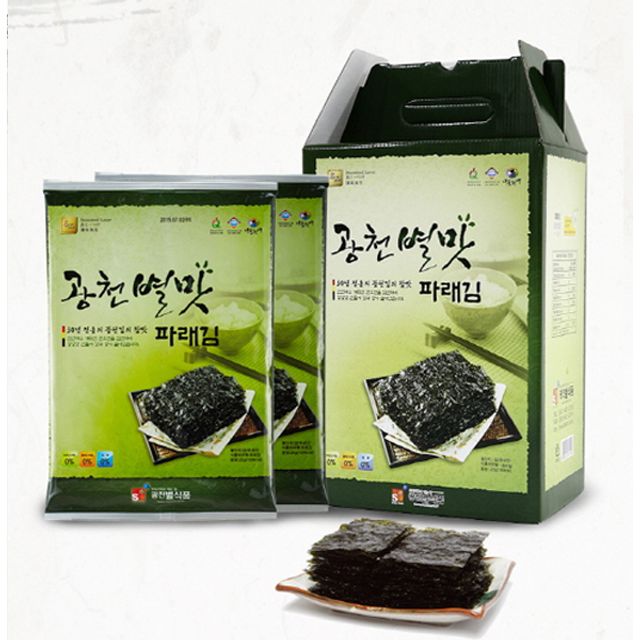광천 별맛 파래김 전장용김 20gx10봉 국내산 원초