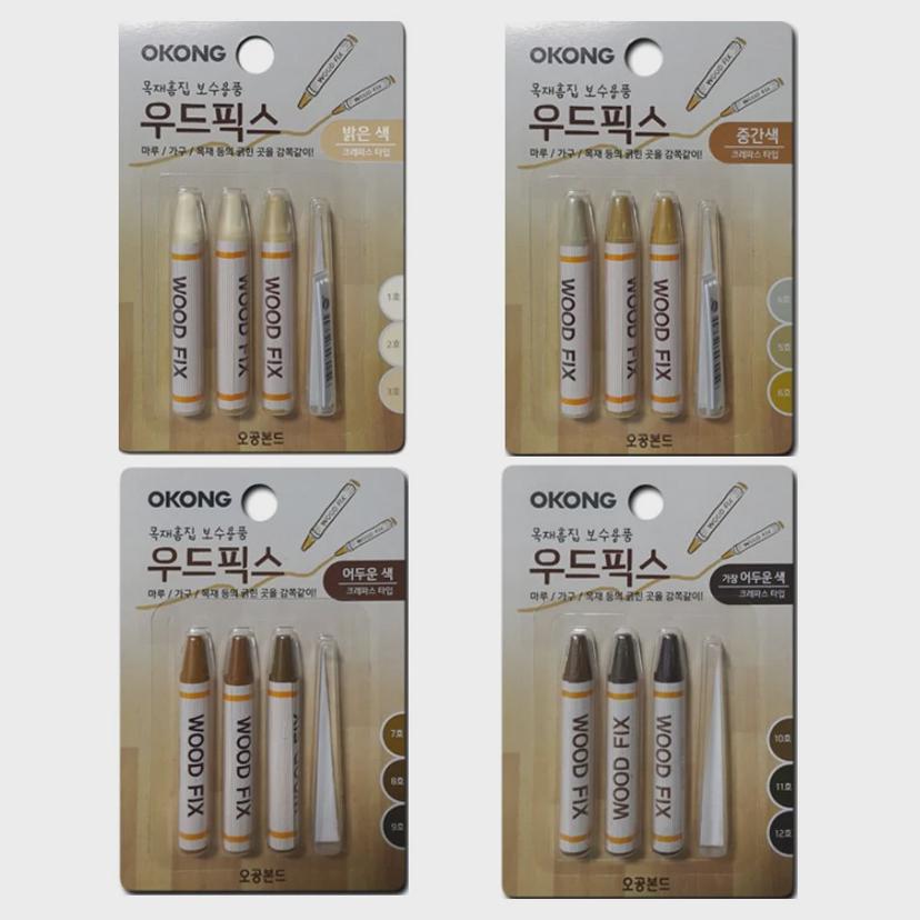 오공 마루 가구 나무 목재 흠집 보수제 우드픽스