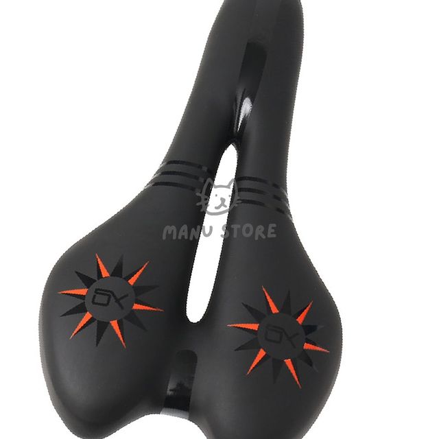 무통안장 전립선안장 레일형 자전거 안장 레드