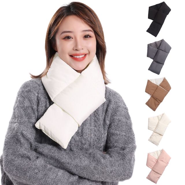패딩 방한 머플러 경량 개별 넥워머 목도리 겨