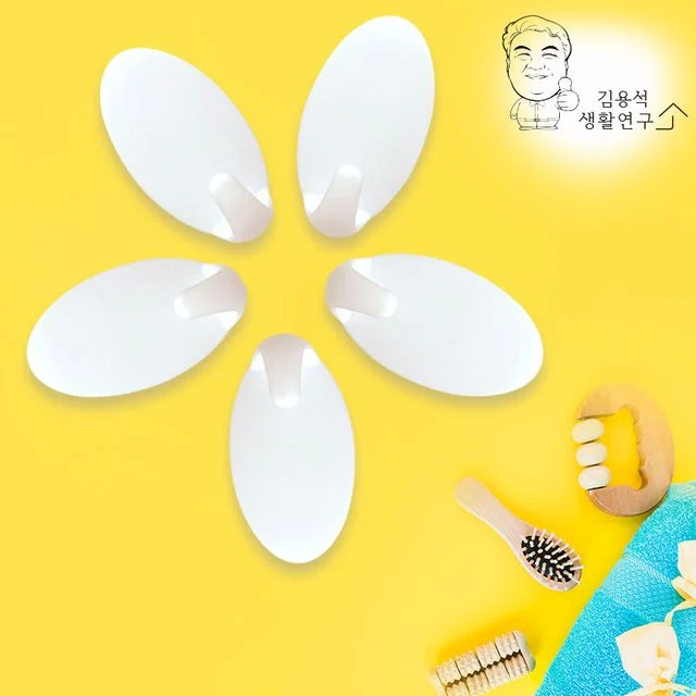 벽걸이 후크 2개입, 베이직 매직후크 벽고리 정리