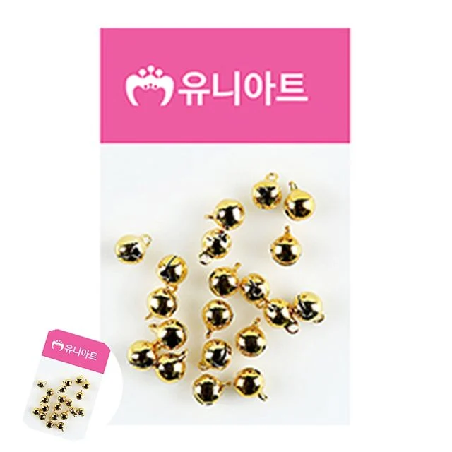 미니방울 8mm 금색 비즈 부자재