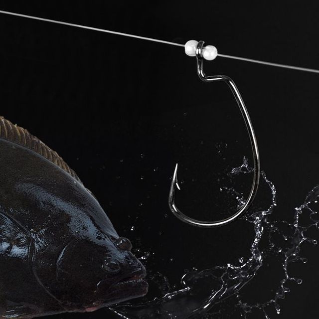 낚시 바늘 와이드 훅 3P 세트 - 3호 다운샷 광어 우럭용
