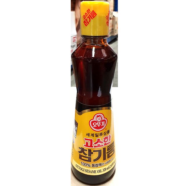 오뚜기 참기름 320ml X4개 세트 - 식당 업소 대용량 구매