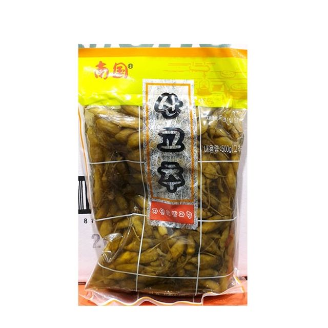 FK 산고추 원효 500g - 매콤한 국내산 절임 고추