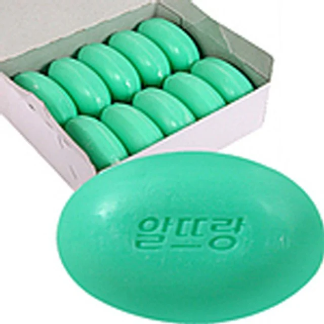 목욕탕 사우나 헬스장 샤워 세안 알뜨랑 비누 10개입 클렌징비누