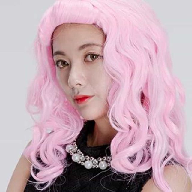 웨이브가발금발머리 스튜디오소품 연극소품