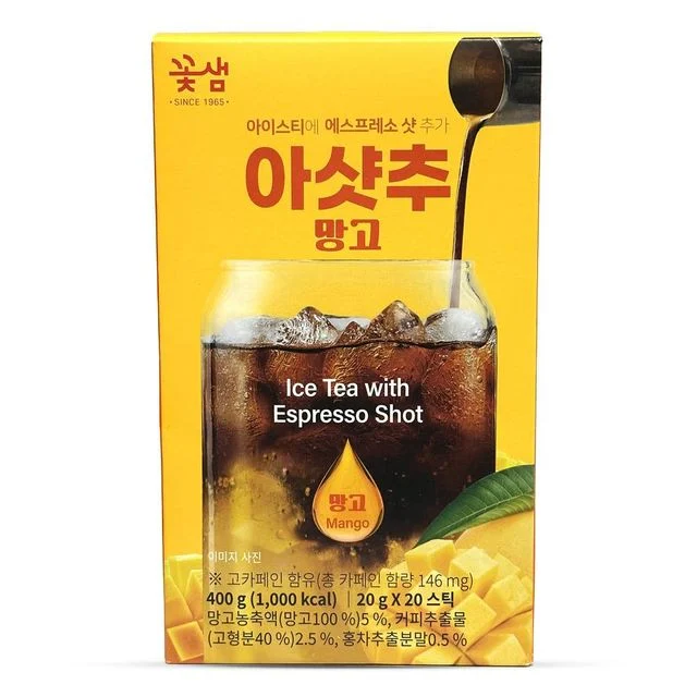 꽃샘 아샷추 망고 아이스티 스틱, 에스프레소 20T