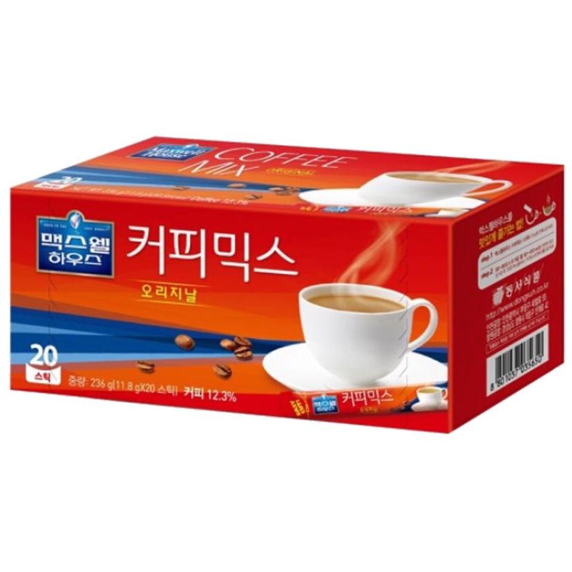 맥스웰하우스 오리지날 커피믹스 20T 스틱 커피