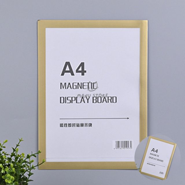 붙이는화이트보드 자석메모보드 A4 부착식 게시판