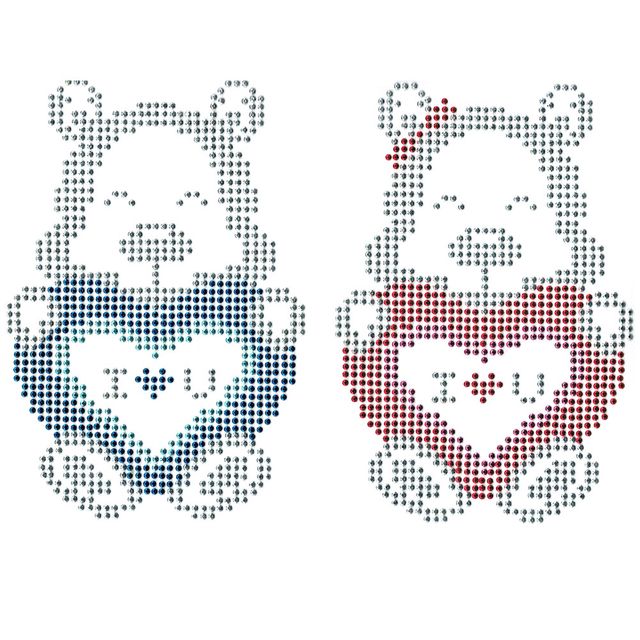 의류리폼 핫픽스 모티브 animal-002 - 동물 디자인 아이론온 패치