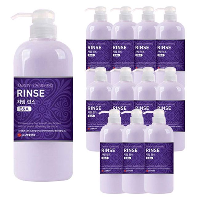 차밍 린스 컨디셔너 730ml x 12개 대용량 세트