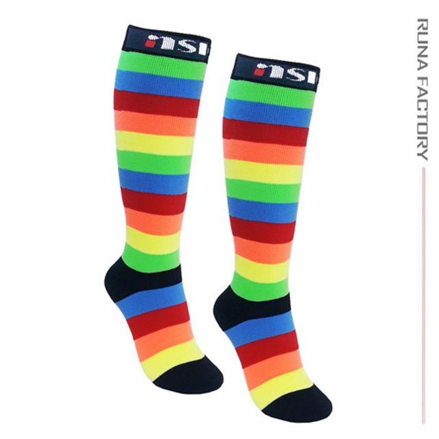 방한 양말 스키 보드용 무지개 양말 성인용 DH1255