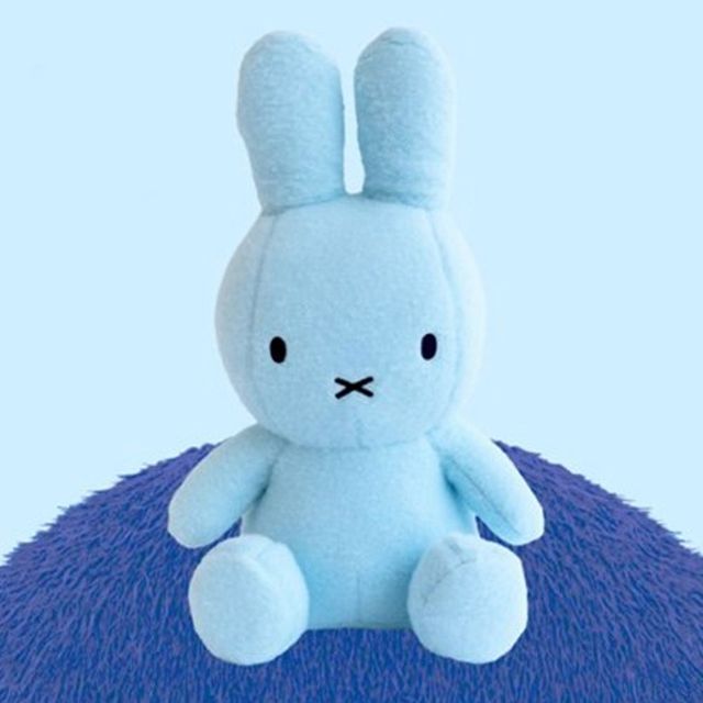 미피 크리미 인형 25cm 스카이블루 - 시원한 색상의 캐릭터 봉제인형