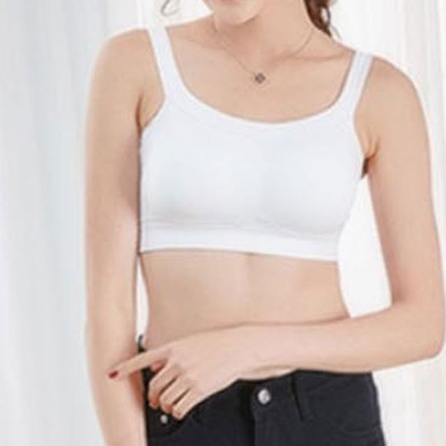 탈부착 브라캡 내장 브라탑 끈나시 스트랩 무지 숏탑