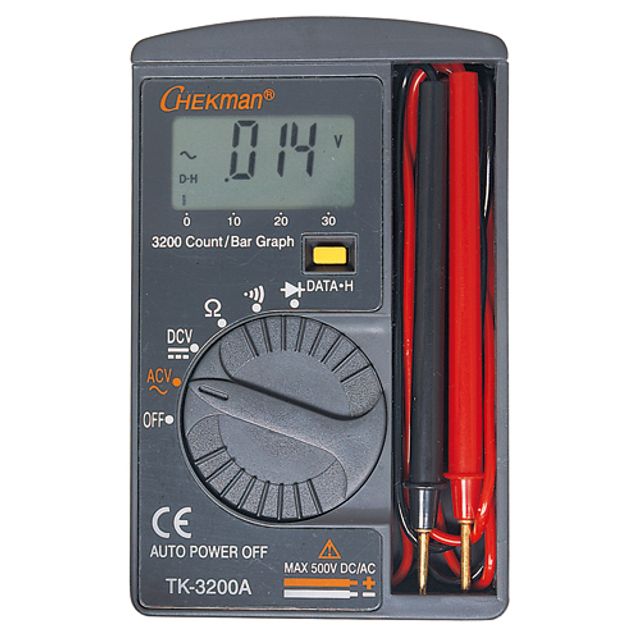 디지털 테스터 포켓형 TK-3200A 휴대용 측정기