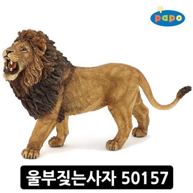 파포 울부짖는사자 동물 50157 모형완구
