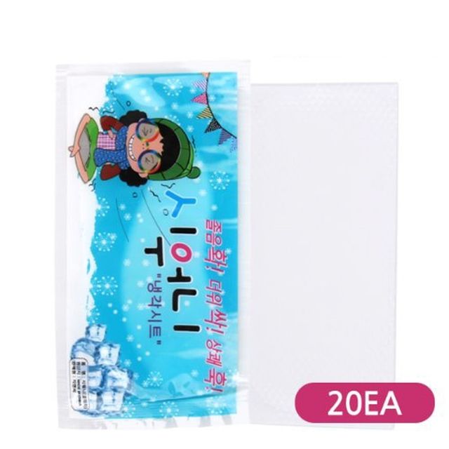 냉감 아이스 부착형 쿨 패치 20개입 여름용