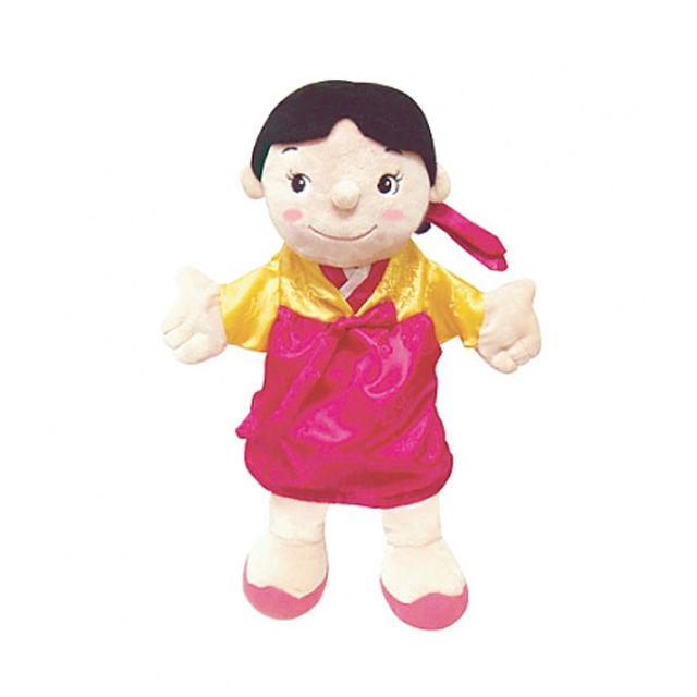 보들이 손인형 세계 어린이 한국 전통 의상 인형