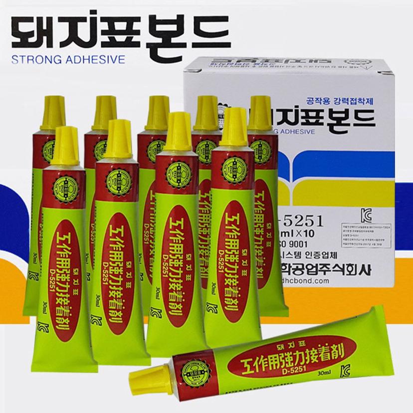 대지표 공작용 접착제 강력본드 30ml - 다용도 수선 보수용