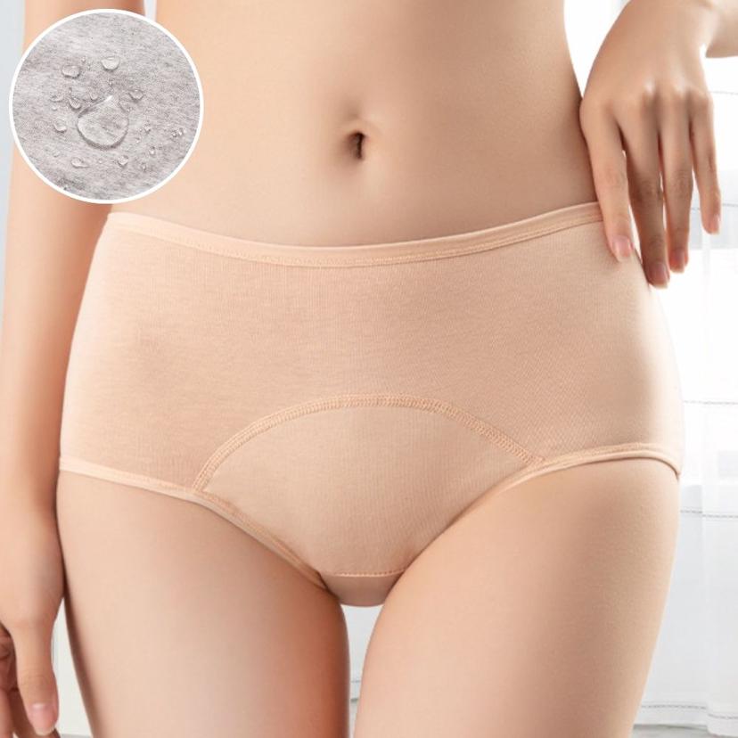 편한 생리 샘 방지 팬티 위생 면 팬티 여성 언더웨어
