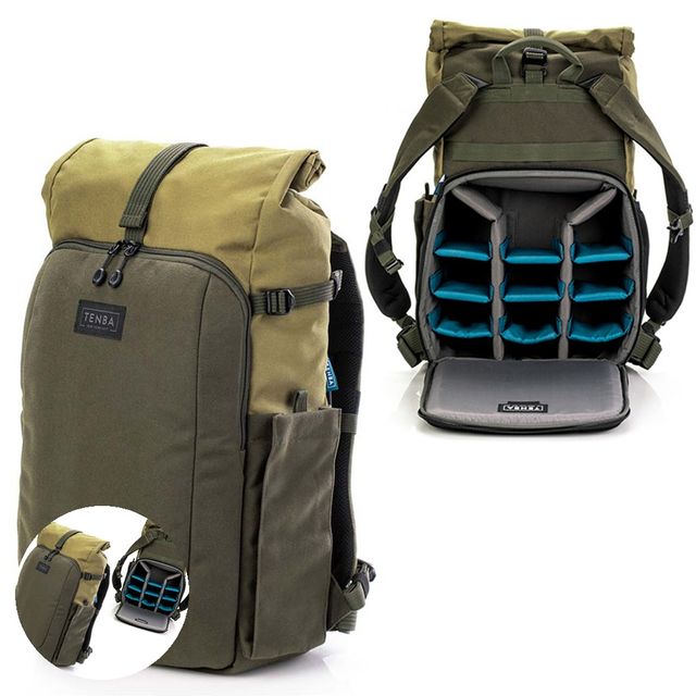 멀티카메라가방 카메라휴대가방 사진작가 카메라 백팩 Fulton V2 16L Tan Olive