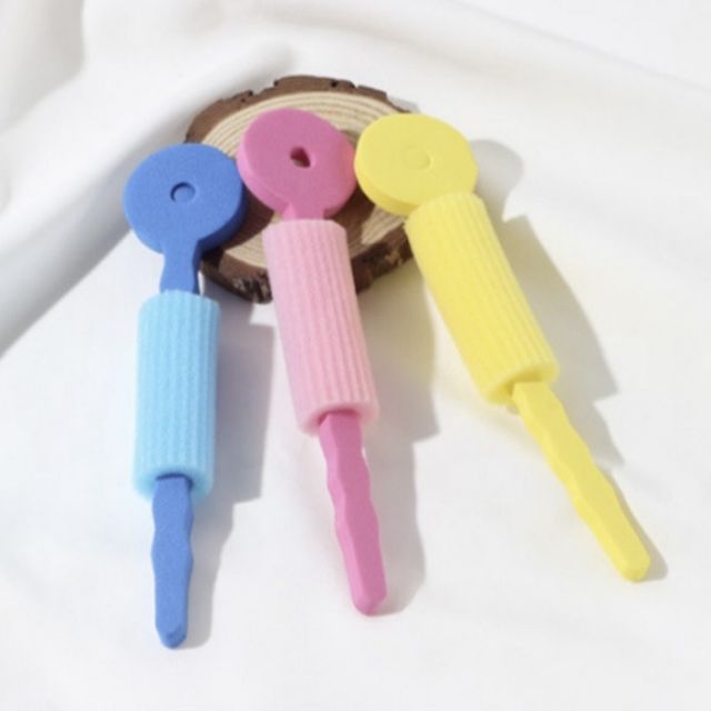 셀프펌 뿌리 스펀지 파마 헤어 볼륨 롤 긴머리 구르프