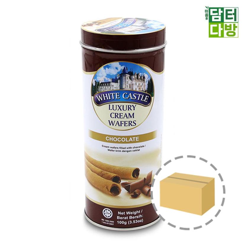화이트캐슬 크림 초콜릿 웨이퍼 100g 24개입 한 박스
