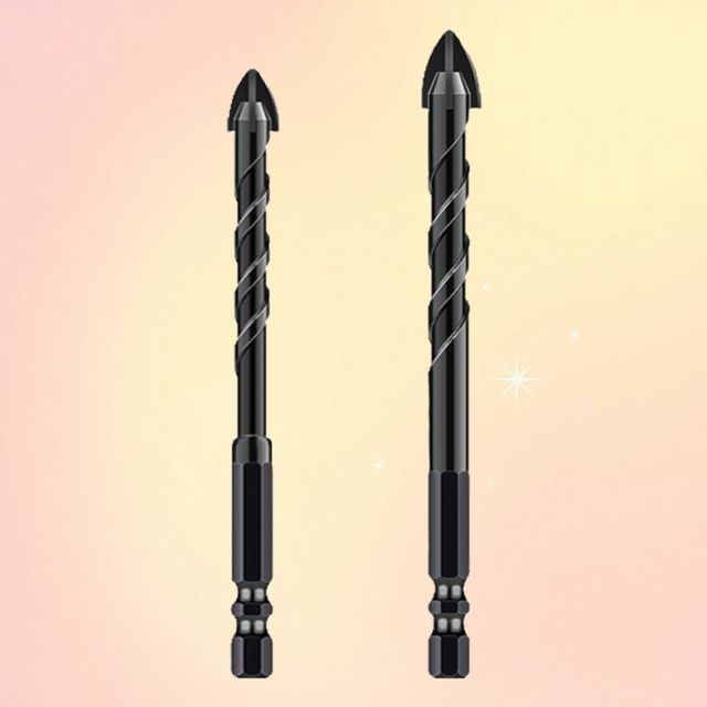 검정색 삼각 드릴비트 스텐코팅 내구성 목공 타공 공구