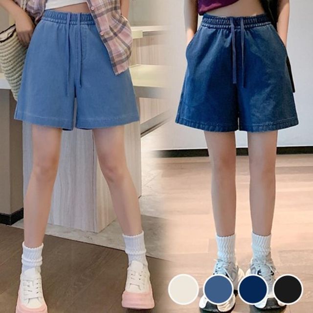 여름 여성반바지 신상 5부바지 밴딩바지 짧은바지 면