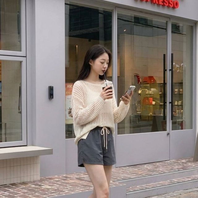박스 니트 나시 세트 UJS-221