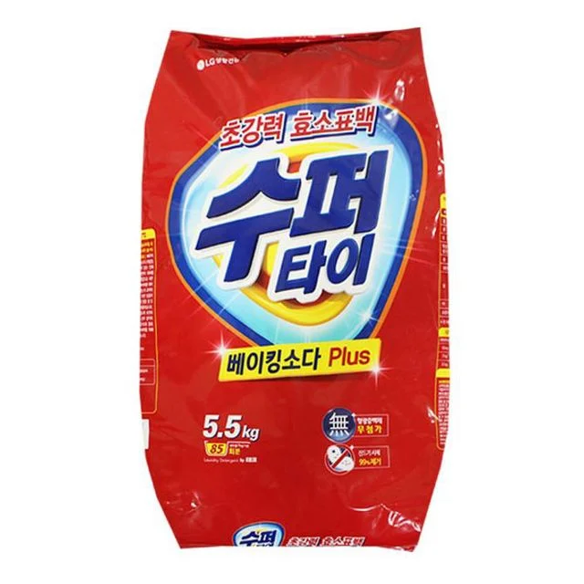 수퍼타이 찬물 베이킹소다 5.5kg 대용량 세탁세제 - 강력 세정