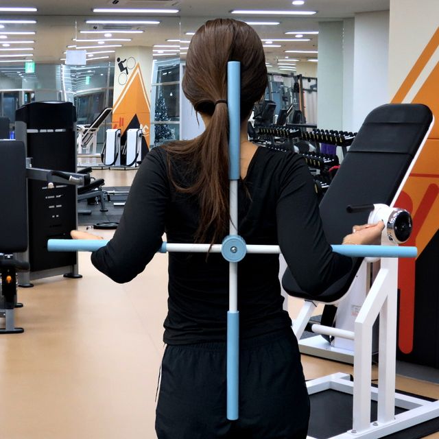 십자 스트레칭바 스트레칭봉 등펴기