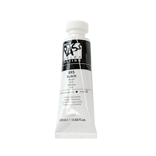 혜명몰 신한 패스컬러물감 낱색 C 20ml 895 블랙 - 개 (1개입) 칼라물감 학생물감 수채화물감 입시미술물감