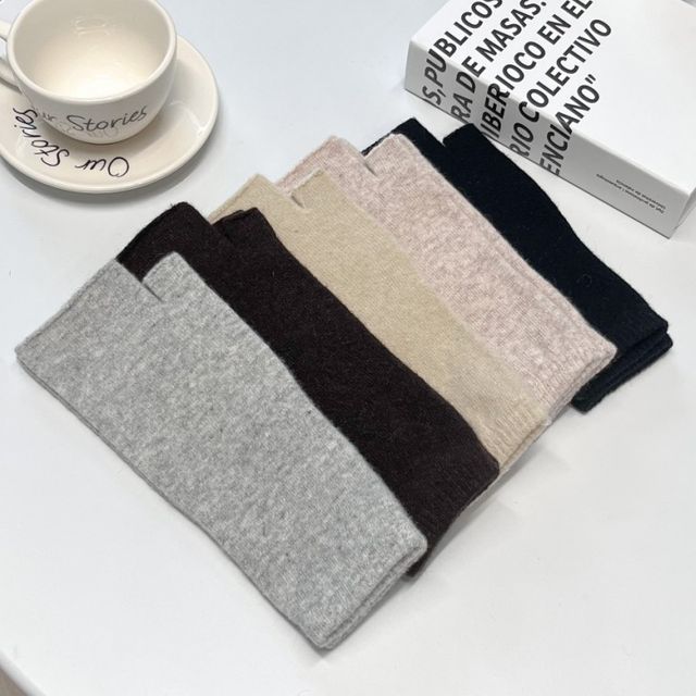 여성 니트 핸드 보온 벙어리 손목 데일리 워머 암워머 토시