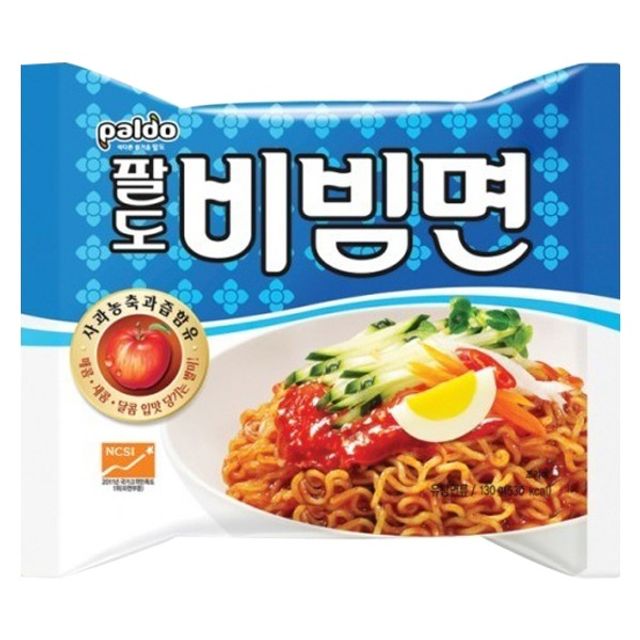 팔도 비빔면 5봉지 세트 매콤달콤 비빔라면 간편식