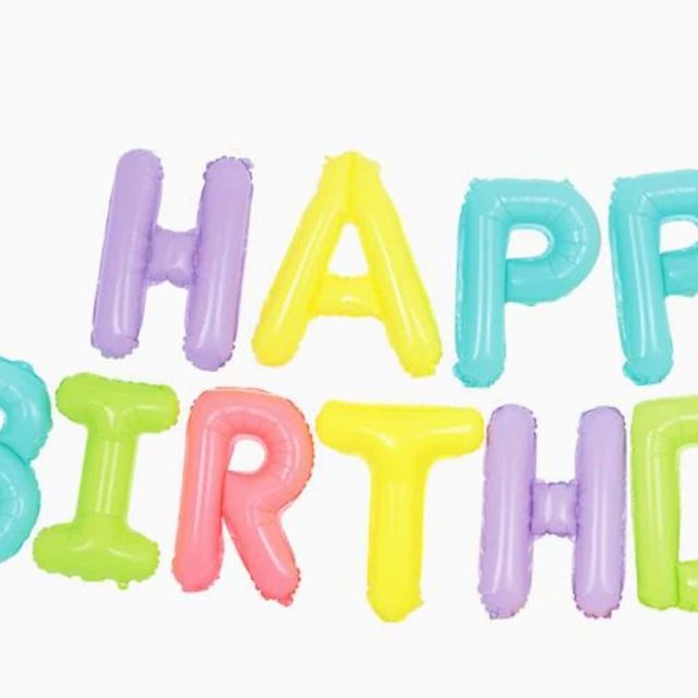 은박풍선생일마카롱커튼오로라블루세트 풍선장식 생일파티세트