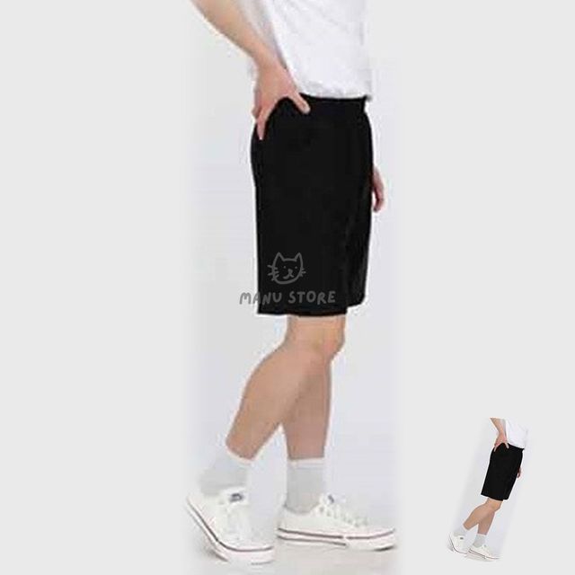 남성여름바지 데일리팬츠코디 남성용 5부 아이스쿨 반바지 블랙